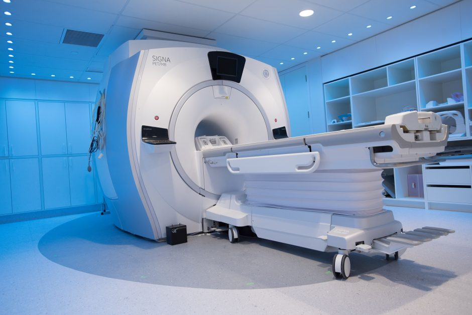 Modern MRI imaging suite used in clinical workflows